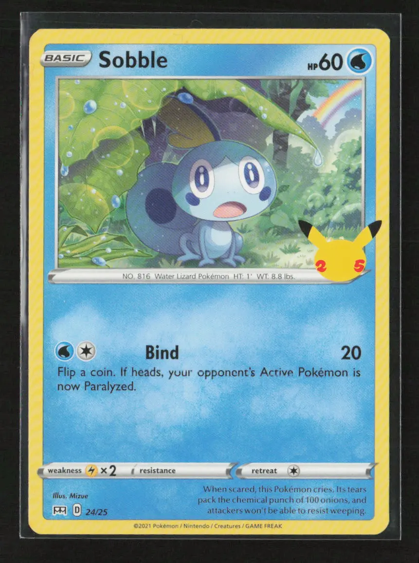 Sobble - 24/25 Promo Mcdonald's 25Th Anniversary Promos 024/025 Lp 1