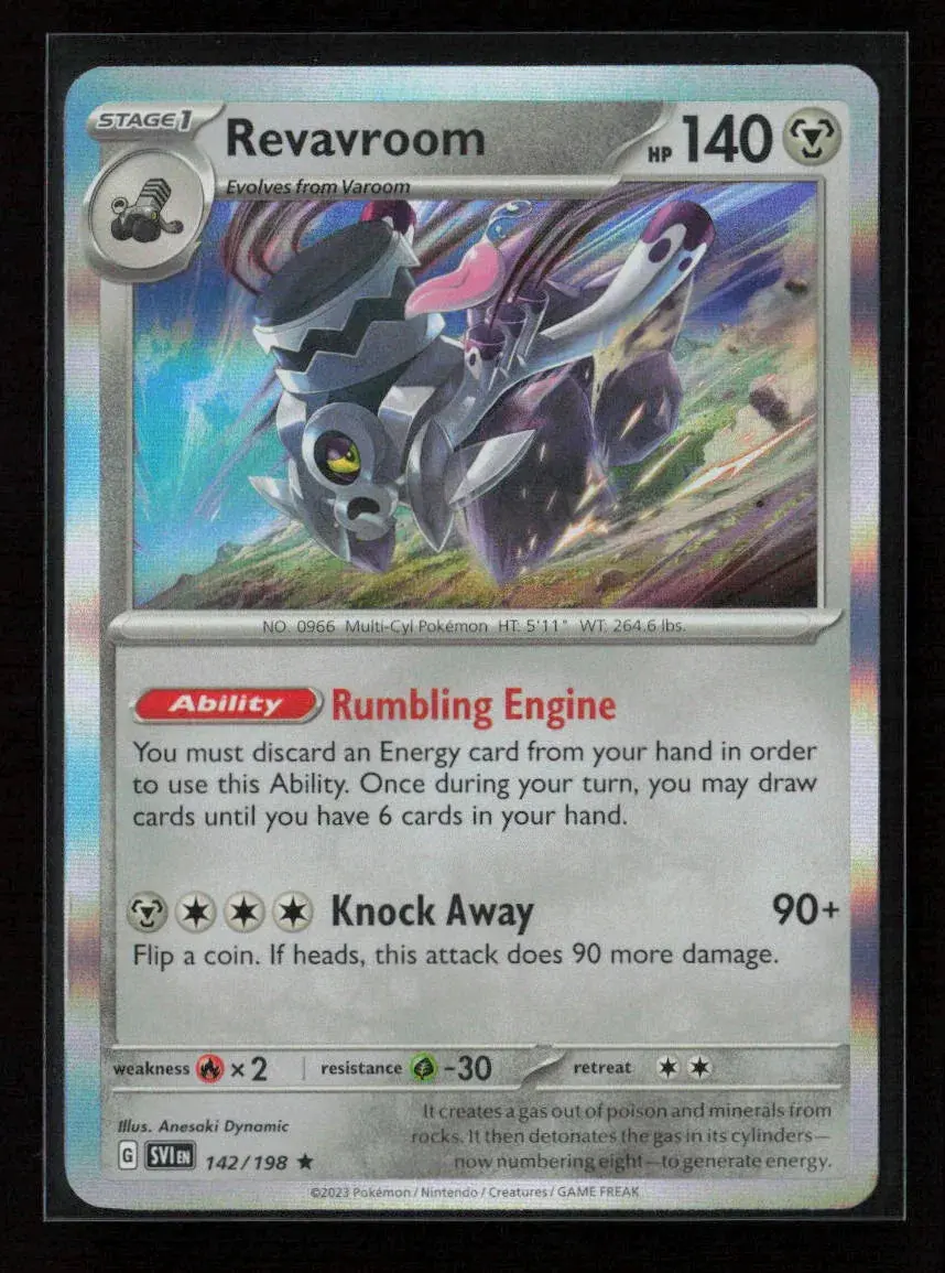 Revavroom Rare Sv01: Scarlet & Violet Base Set 142/198 Nm 1