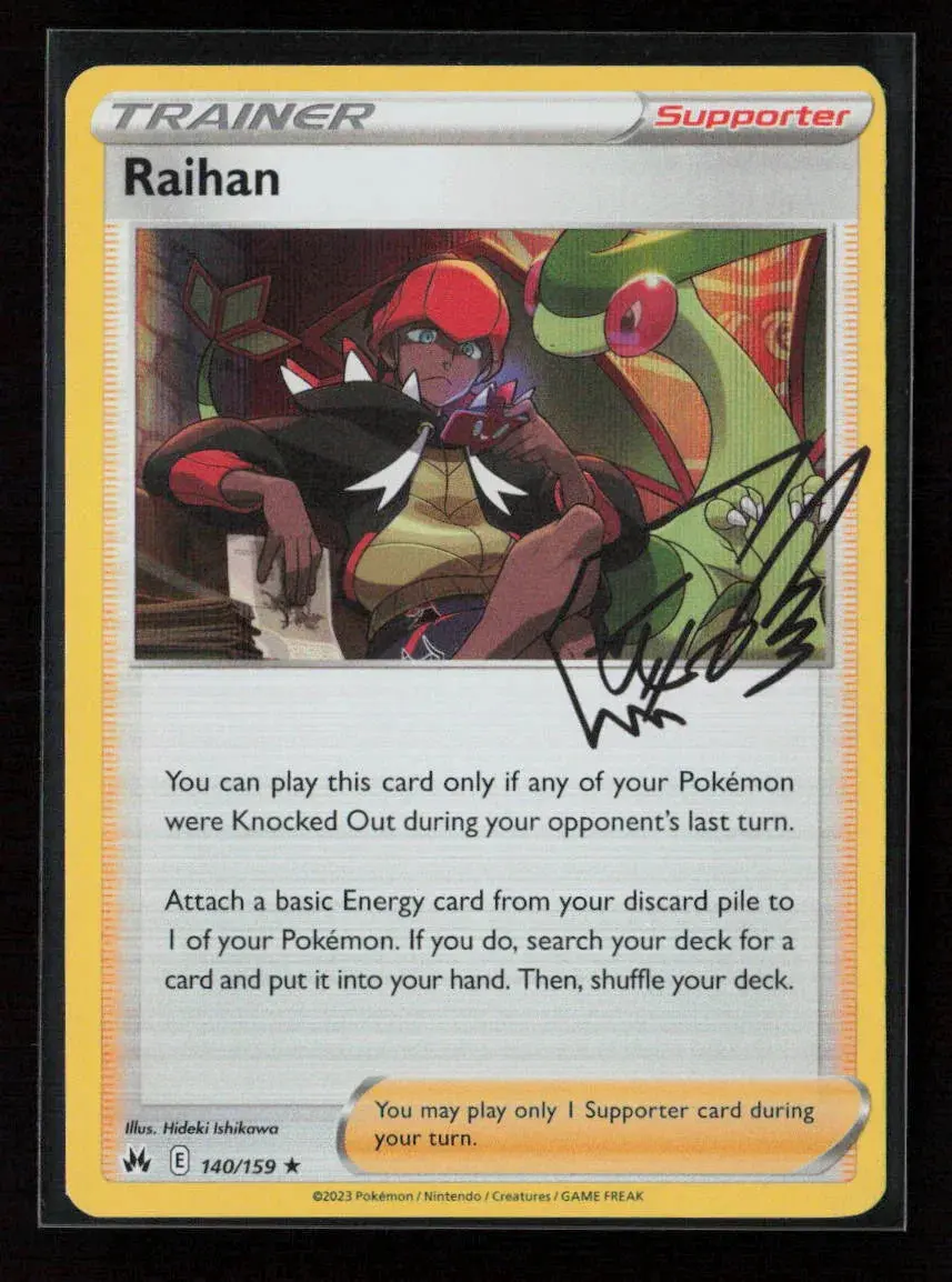 Raihan Holo Rare Crown Zenith 140/159 Nm 1