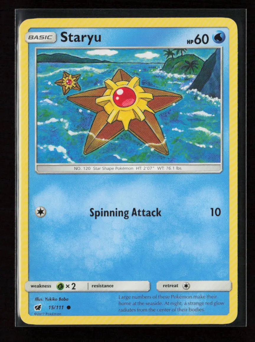 Staryu Common Sm - Crimson Invasion 15/111 Lp 1