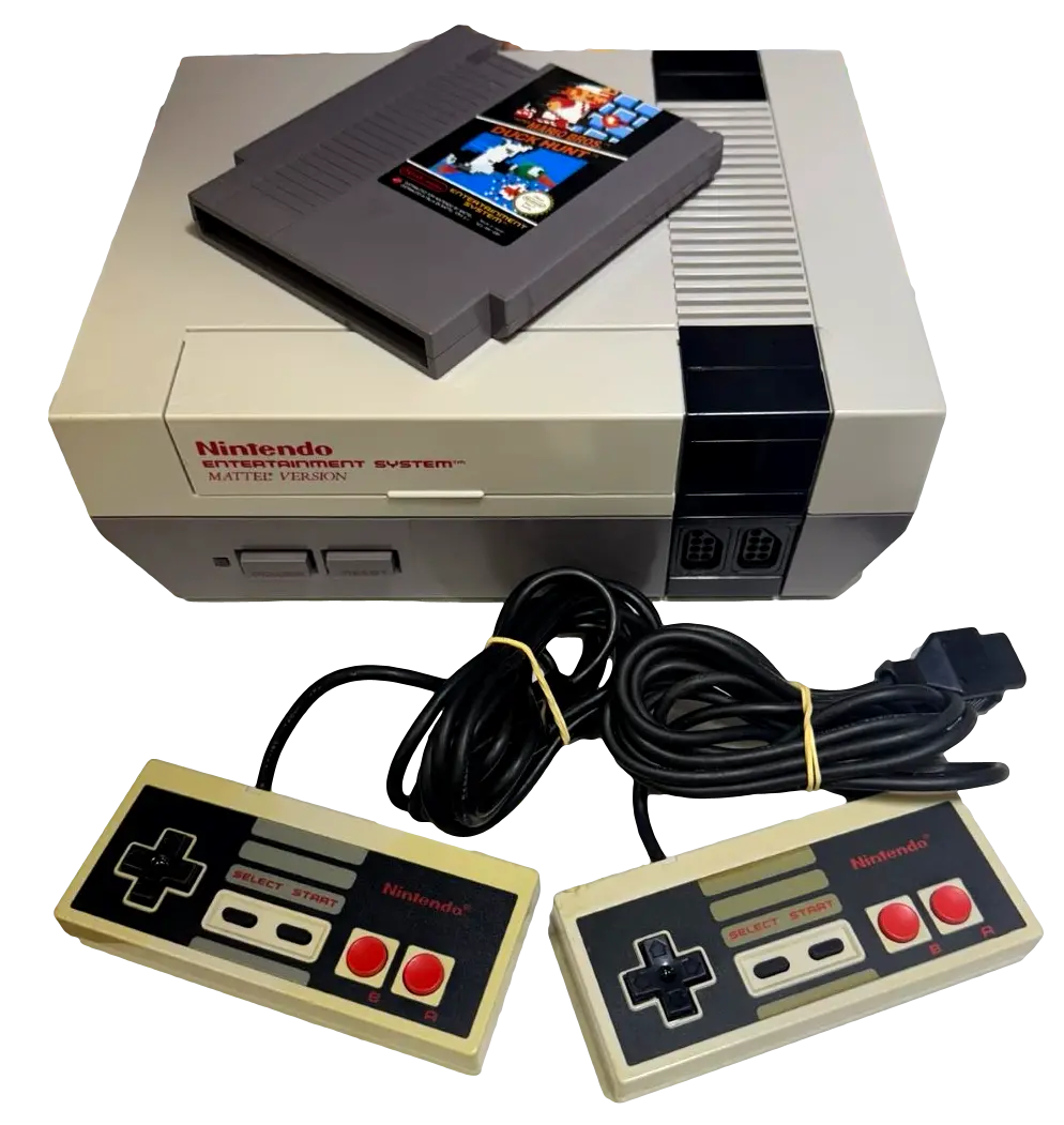 Nes Nintendo Console + 2 Controller Pal With Super Mario Bros Fully Recapped #8 (Preowned) 1