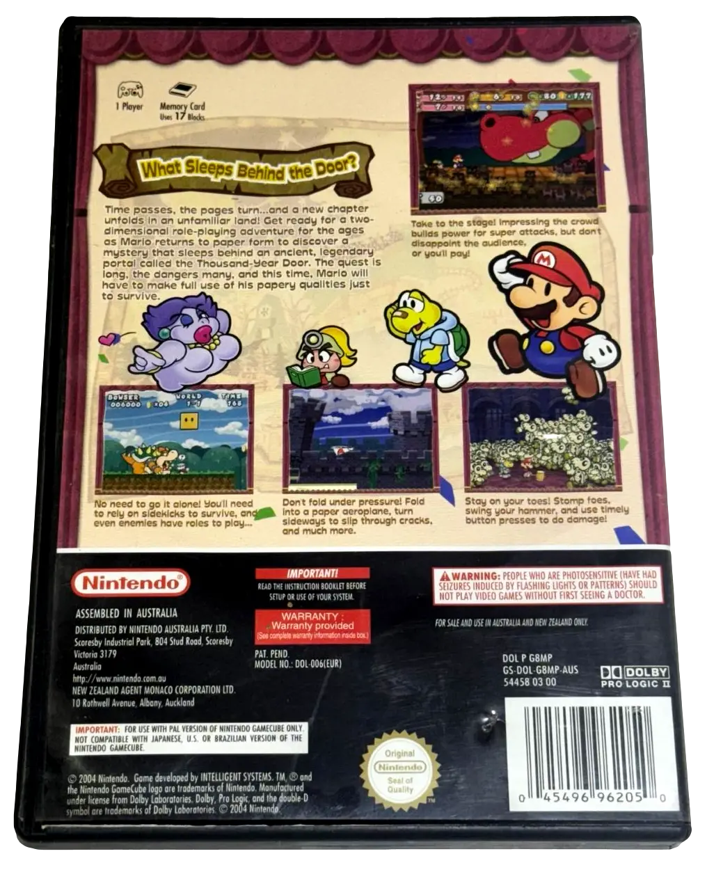 Paper Mario The Thousand Year Door Nintendo Gamecube Pal *Complete* (Preowned) 2