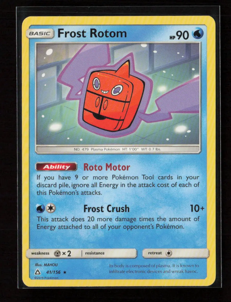 Frost Rotom Rare Sm - Ultra Prism 41/156 Lp 1