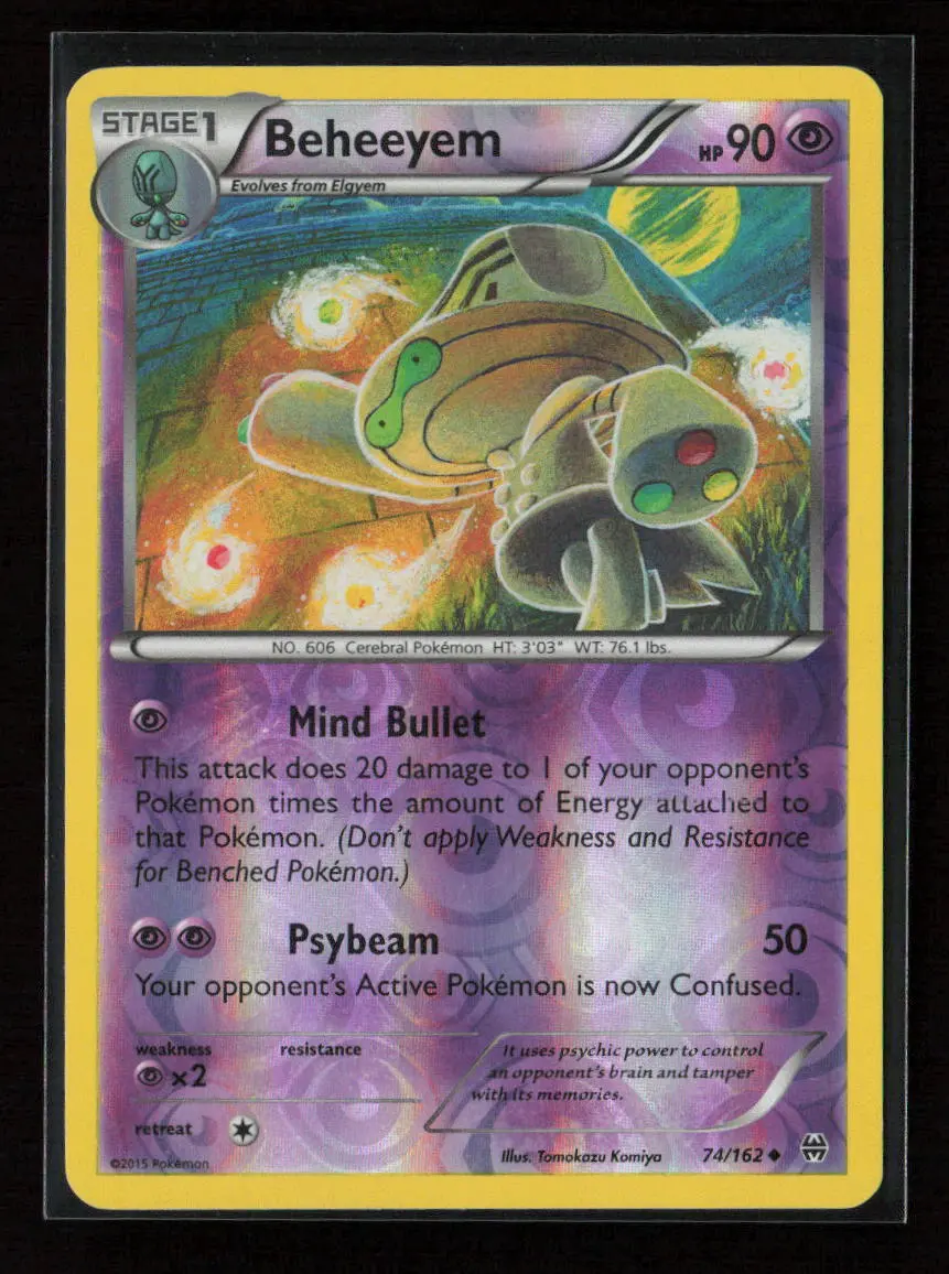 Beheeyem Uncommon Xy - Breakthrough 74/162 Nm 1