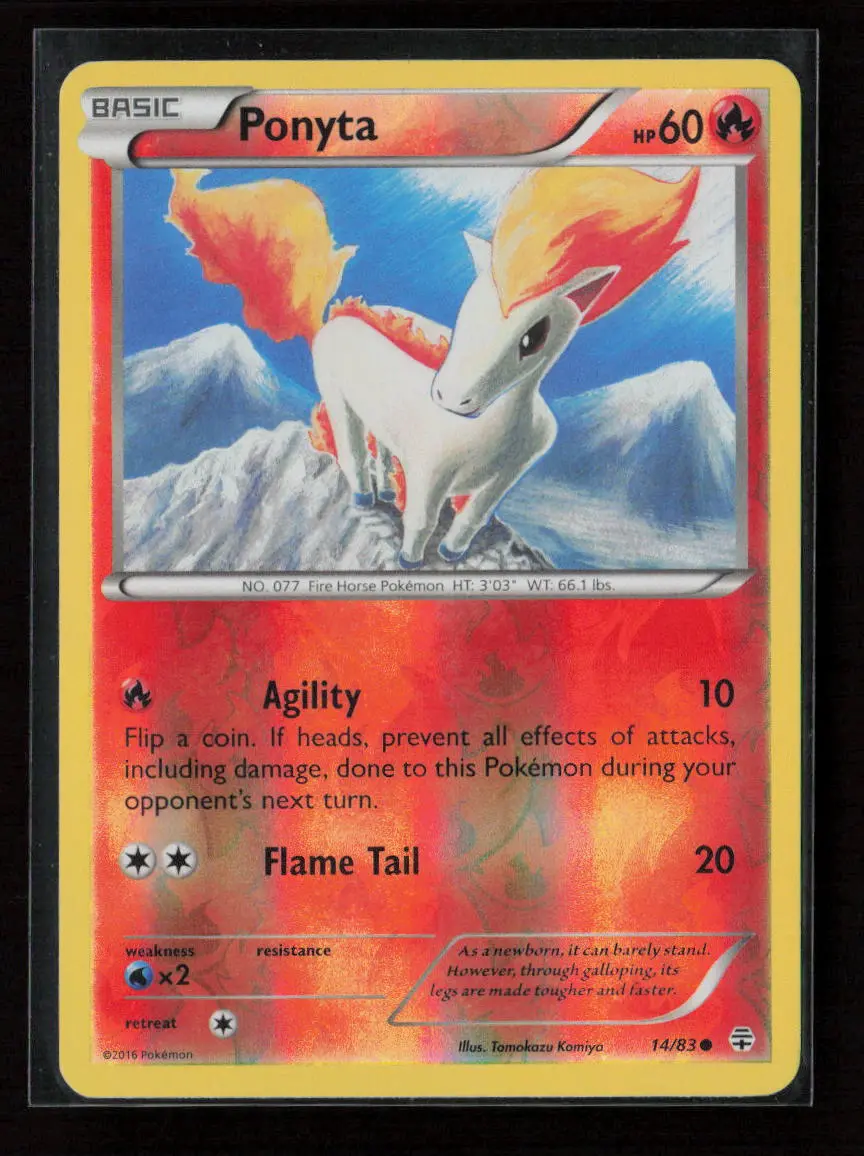 Ponyta Common Generations 14/83 Lp 1