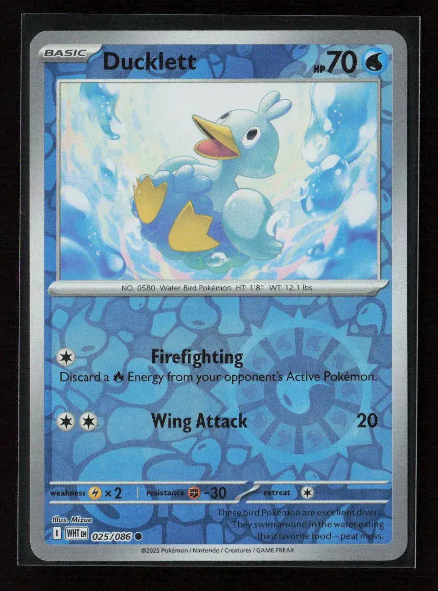 Ducklett Common Sv: White Flare 025/086 Nm 1