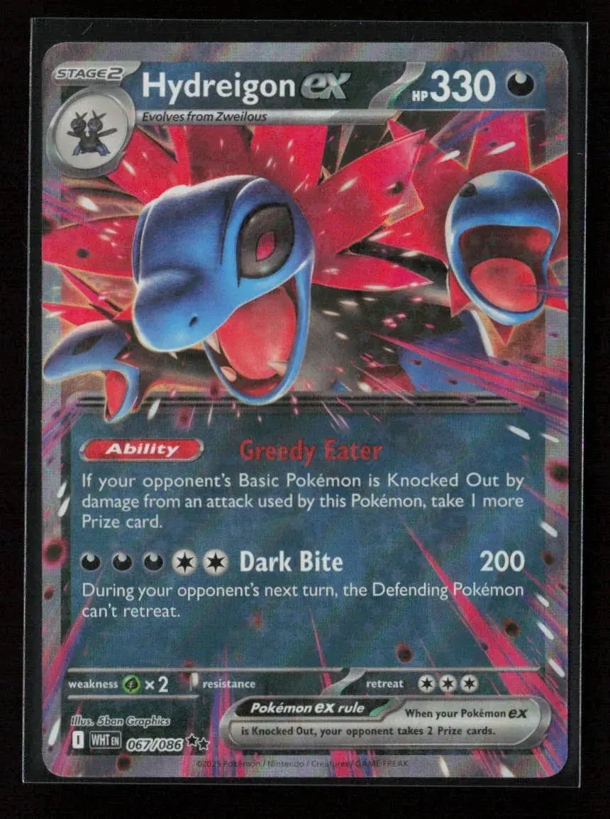 Hydreigon Ex Double Rare Sv: White Flare 067/086 Nm 1