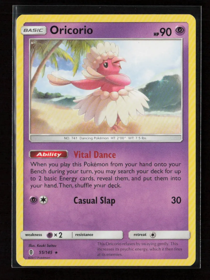 Oricorio (55) Rare Sm - Guardians Rising 55/145 Lp 1
