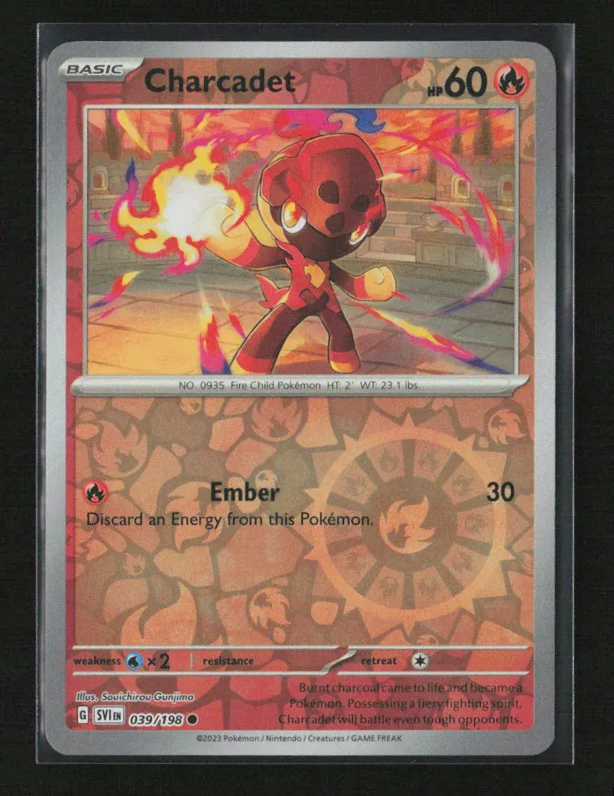 Charcadet - Common Sv01: Scarlet & Violet Base Set 039/198 Nm 1