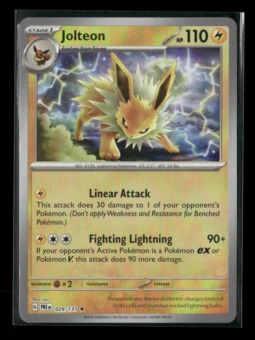 Jolteon (Poke Ball Pattern) Rare Sv: Prismatic Evolutions 029/131 Nm 1