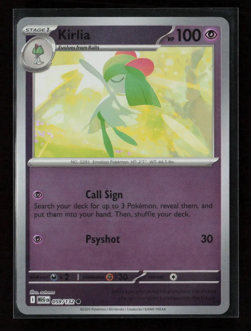 Kirlia Common Me01: Mega Evolution 059/132 Nm 1