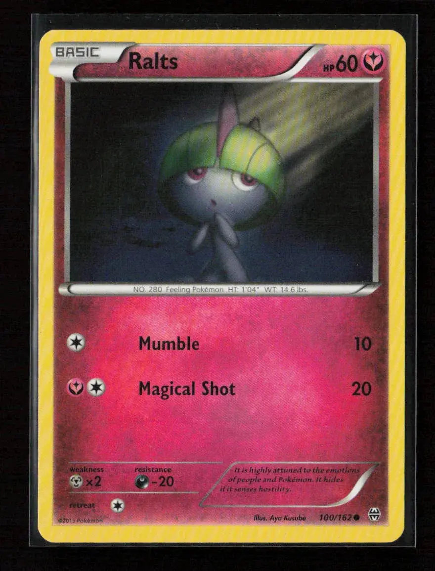 Ralts (100) Common Xy - Breakthrough 100/162 Lp 1