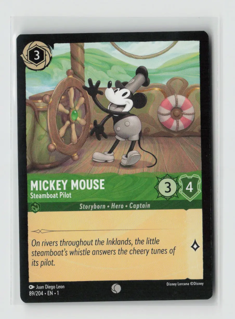Mickey Mouse - Steamboat Pilot Common The First Chapter 89/204 Nm 1