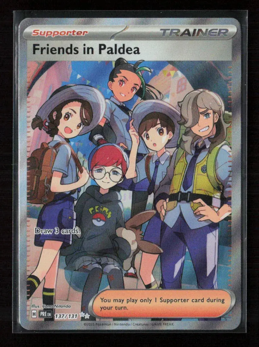 Friends In Paldea - Ultra Rare Sv: Prismatic Evolutions 137/131 Nm 1