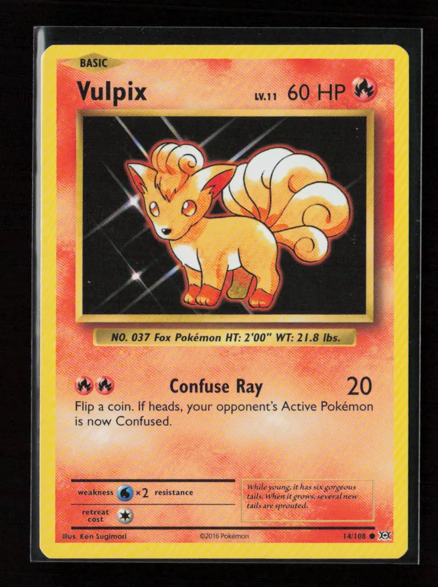 Vulpix Common Xy - Evolutions 14/108 Lp 1