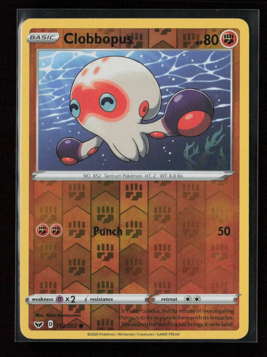 Clobbopus (112) Common Swsh01: Sword & Shield Base Set 112/202 Nm 1