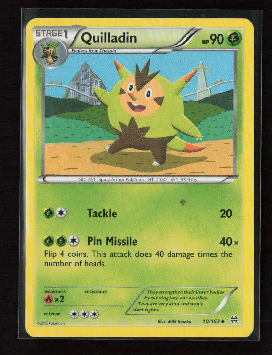 Quilladin Uncommon Xy - Breakthrough 10/162 Lp 1