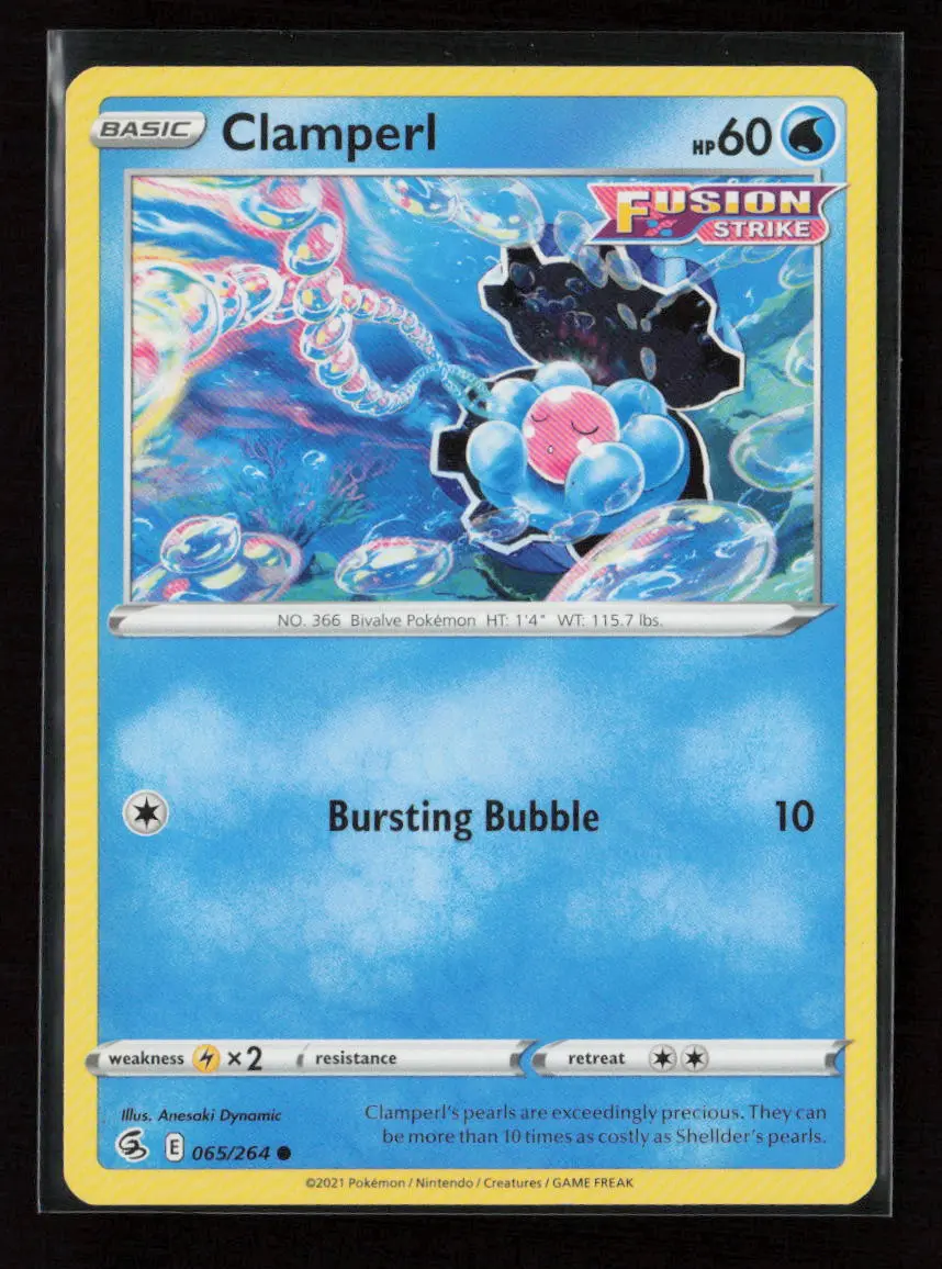 Clamperl Common Swsh08: Fusion Strike 065/264 Lp 1