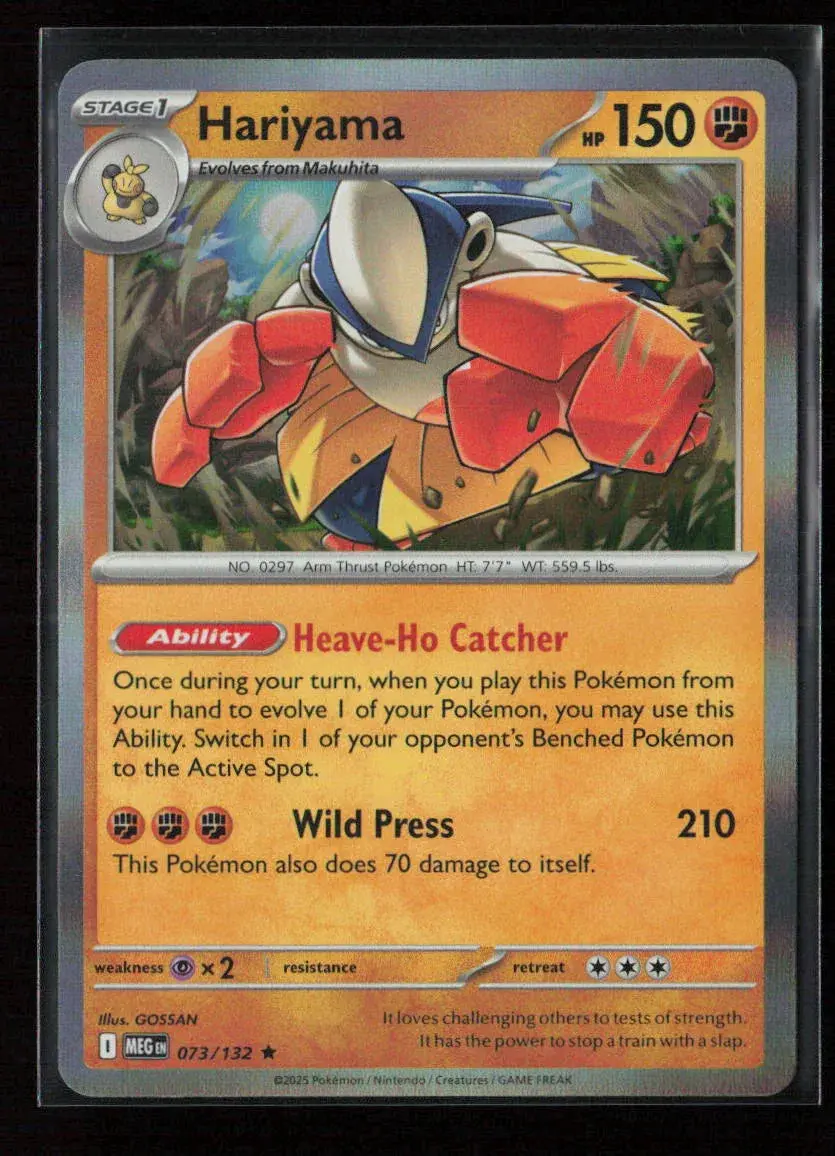 Hariyama Rare Me01: Mega Evolution 073/132 Nm 1