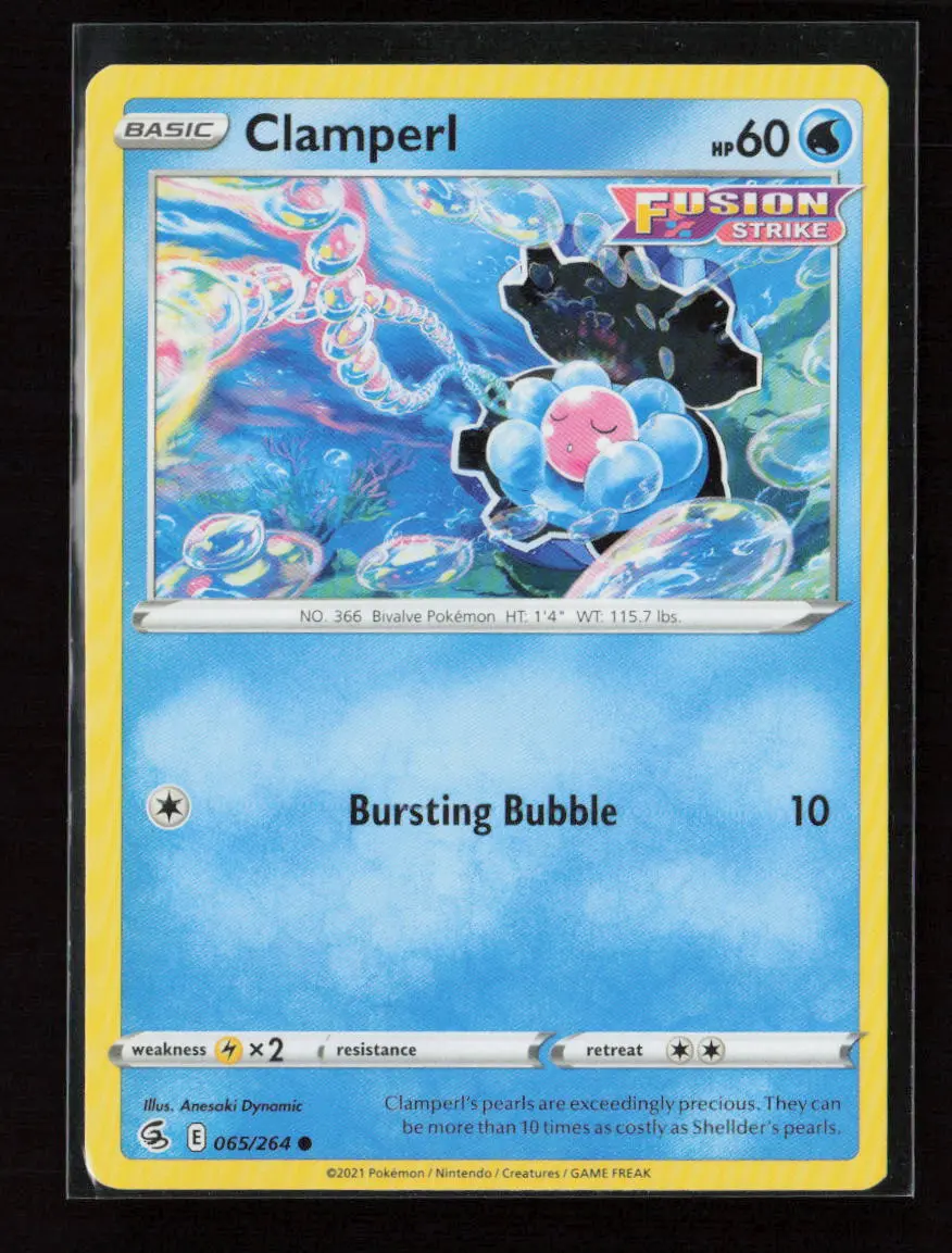 Clamperl Common Swsh08: Fusion Strike 065/264 Lp 1
