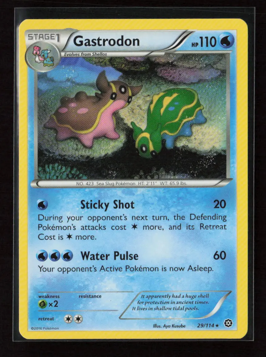 Gastrodon Rare Xy - Steam Siege 29/114 Lp 1