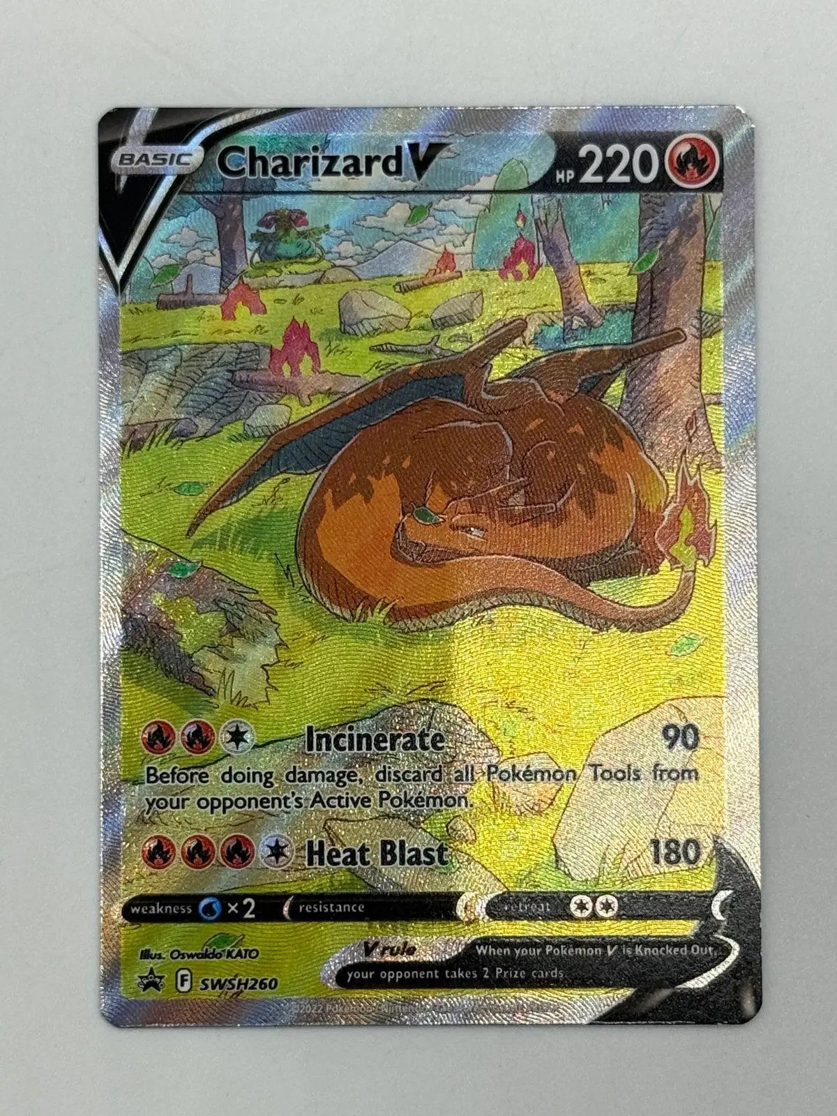 Charizard V #Swsh260 1