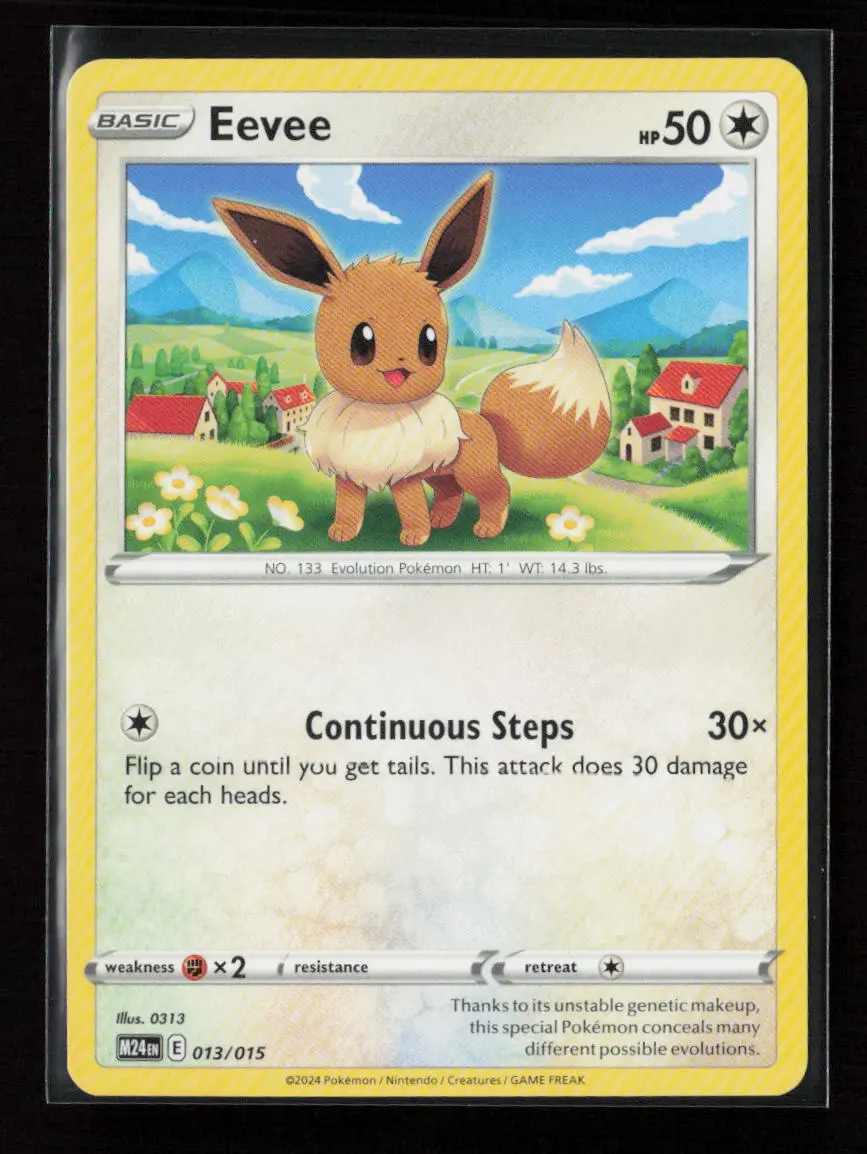 Eevee Promo Mcdonald's Promos 2024 013/015 Lp 1