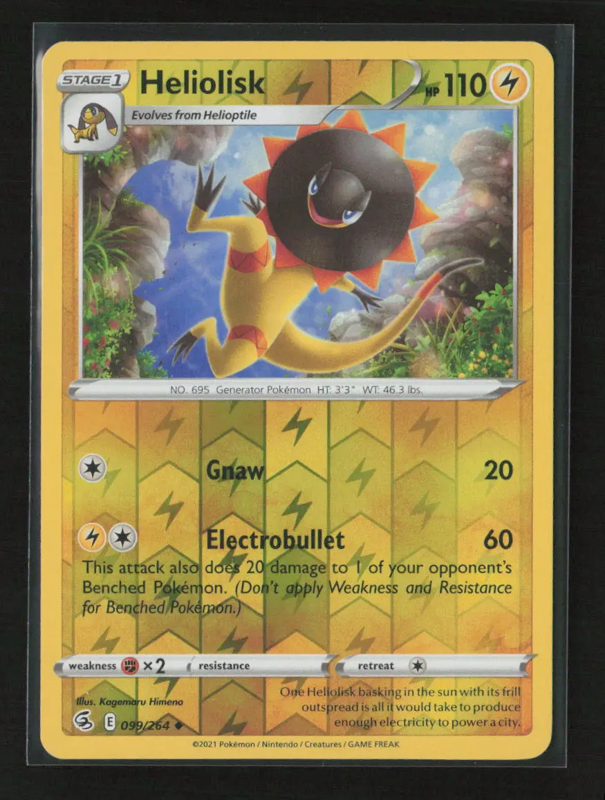 Heliolisk Uncommon Swsh08: Fusion Strike 099/264 Lp 1
