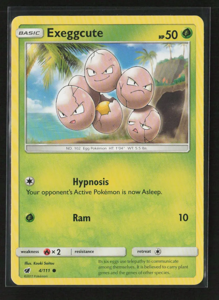 Exeggcute Common Sm - Crimson Invasion 4/111 Lp 1