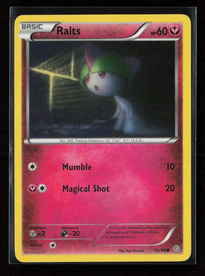 Ralts Common Xy - Ancient Origins 52/98 Lp 1