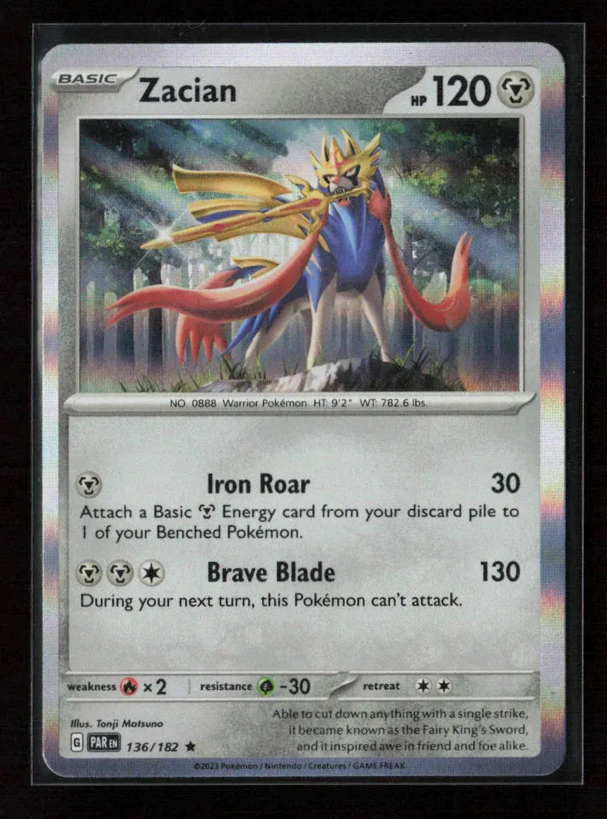 Zacian Rare Deck Exclusives 136/182 Nm 1