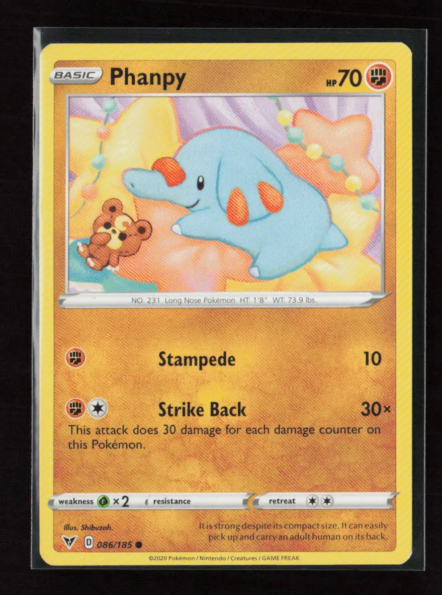 Phanpy Common Swsh04: Vivid Voltage 086/185 Lp 1