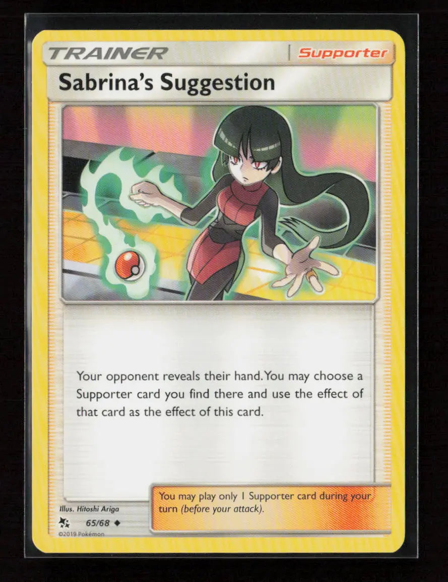 Sabrina's Suggestion Uncommon Hidden Fates 65/68 Nm 1