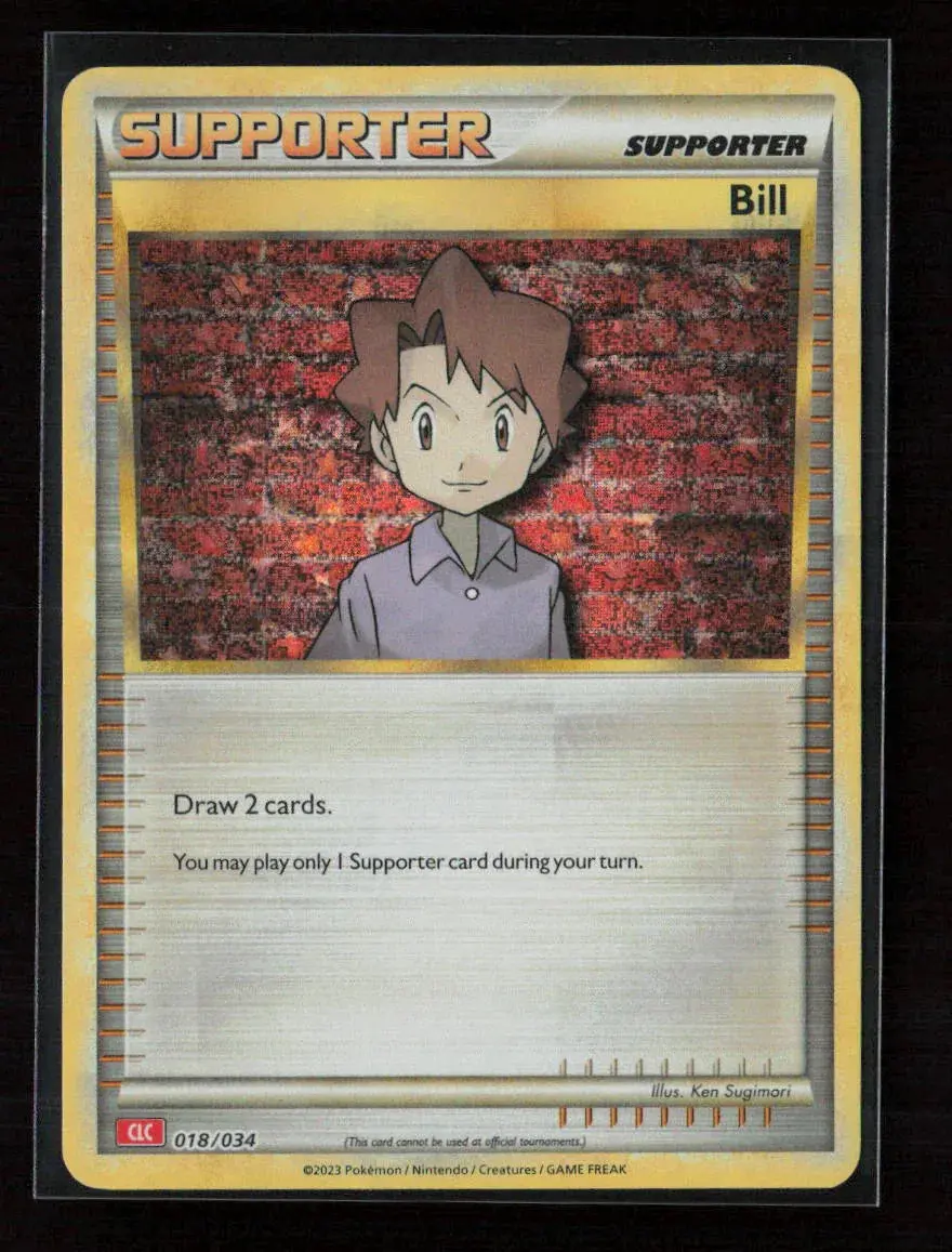 Bill (Clv) Classic Collection Trading Card Game Classic 018/034 Nm 1