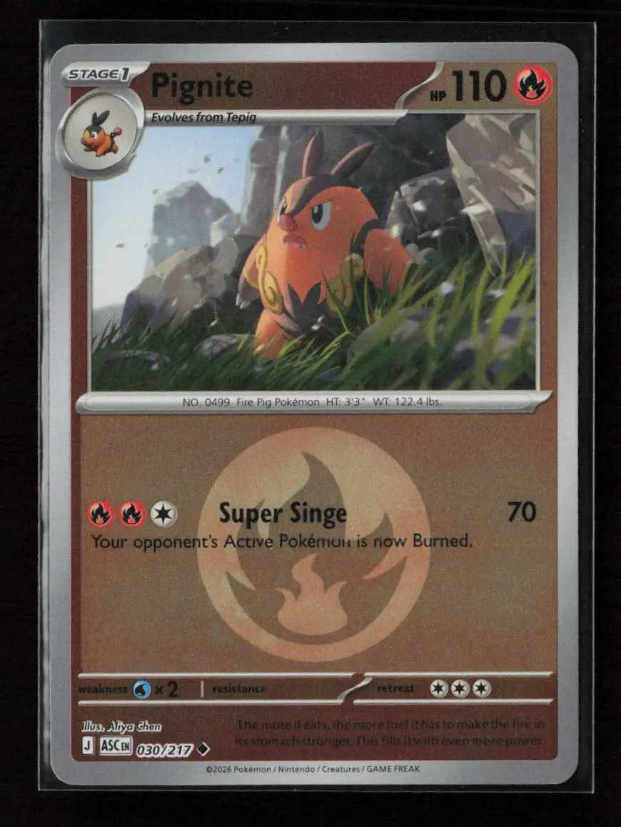 Pignite Uncommon Me: Ascended Heroes 030/217 Nm 1