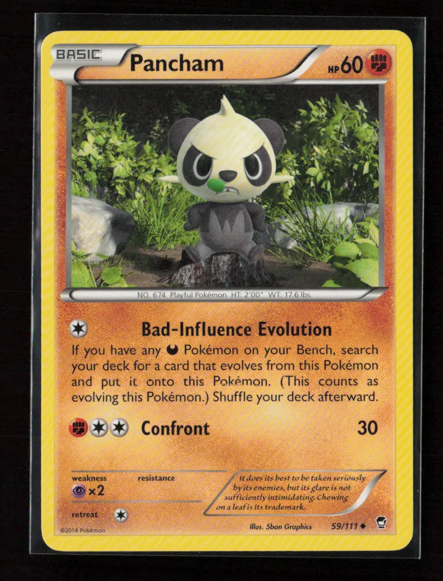 Pancham (59) Uncommon Xy - Furious Fists 59/111 Lp 1