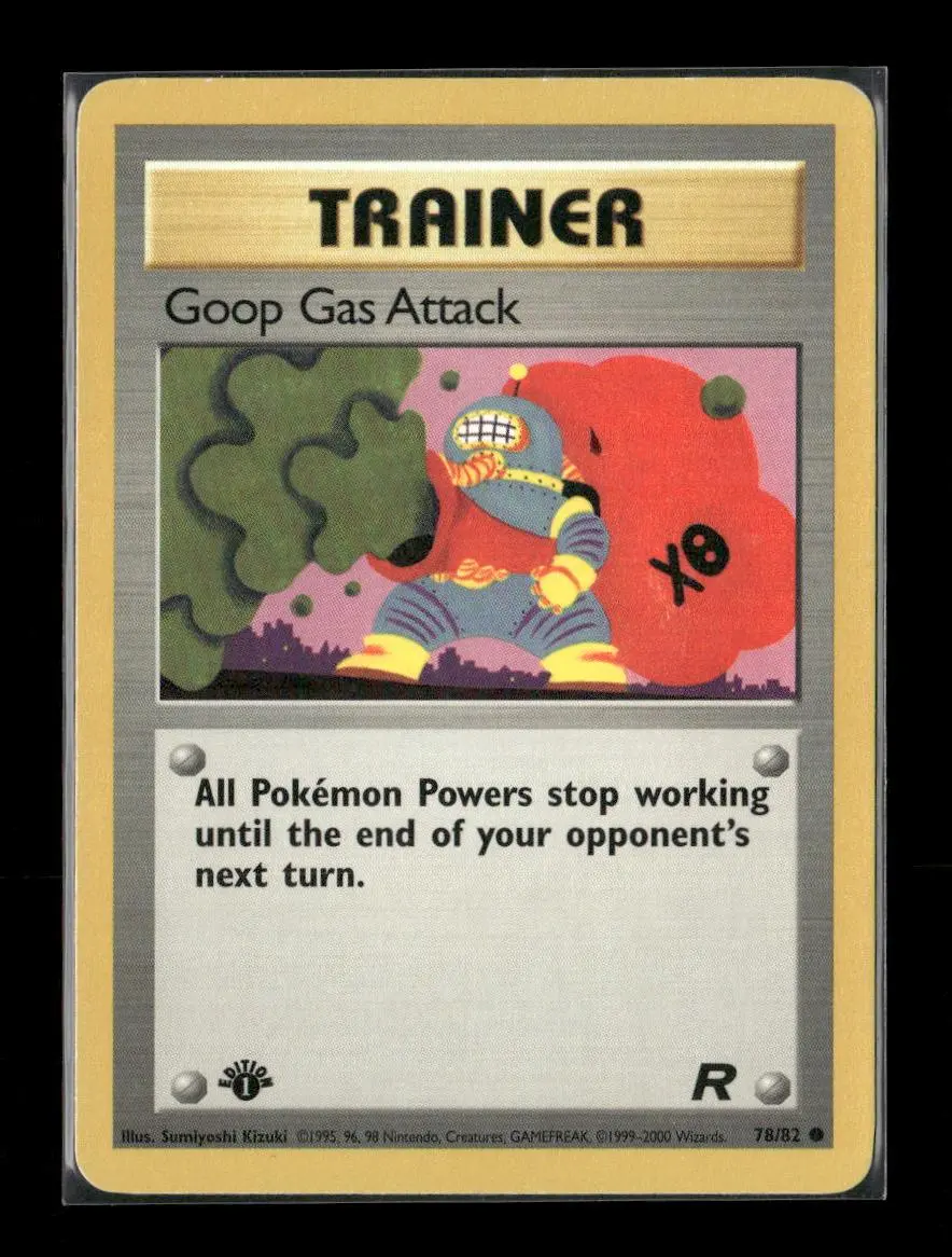Goop Gas Attack Common Team Rocket 78/82 Lp 1