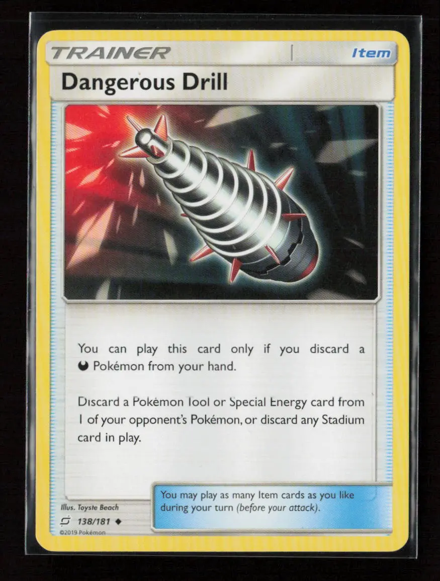 Dangerous Drill Uncommon Sm - Team Up 138/181 Lp 1