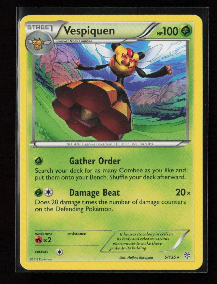 Vespiquen Rare Plasma Storm 5/135 Lp 1