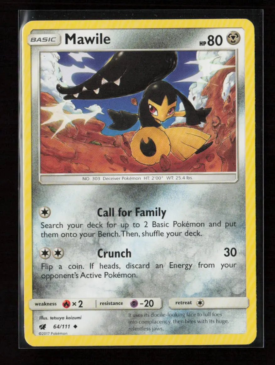 Mawile Uncommon Sm - Crimson Invasion 64/111 Lp 1