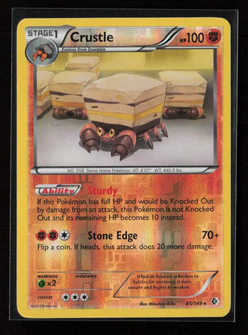 Crustle Holo Rare Boundaries Crossed 85/149 Lp 1