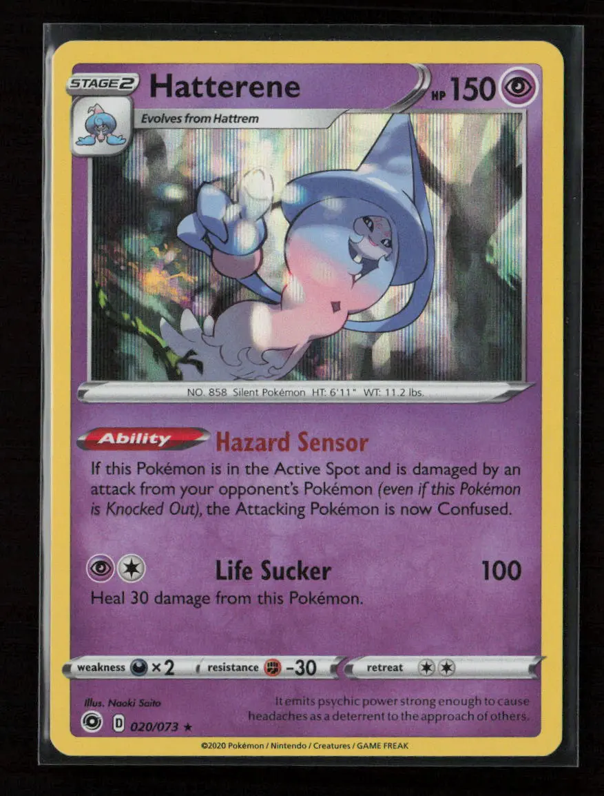 Hatterene Holo Rare Champion's Path 20/73 Nm 1