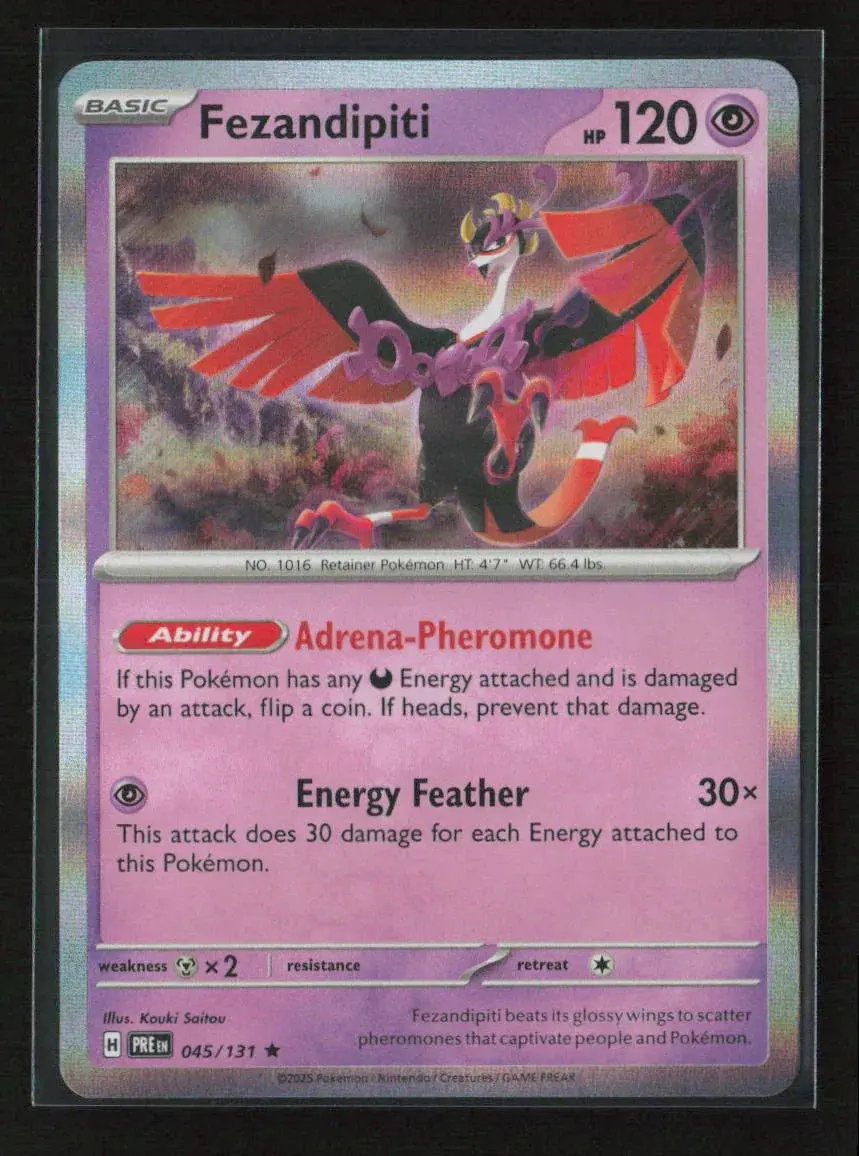 Fezandipiti Rare Sv: Prismatic Evolutions 045/131 Nm 1