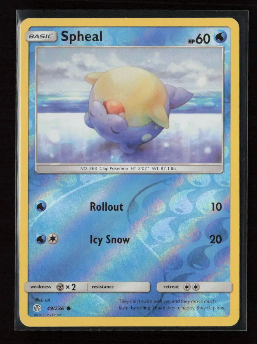 Spheal - Common Sm - Cosmic Eclipse 49/236 Nm 1