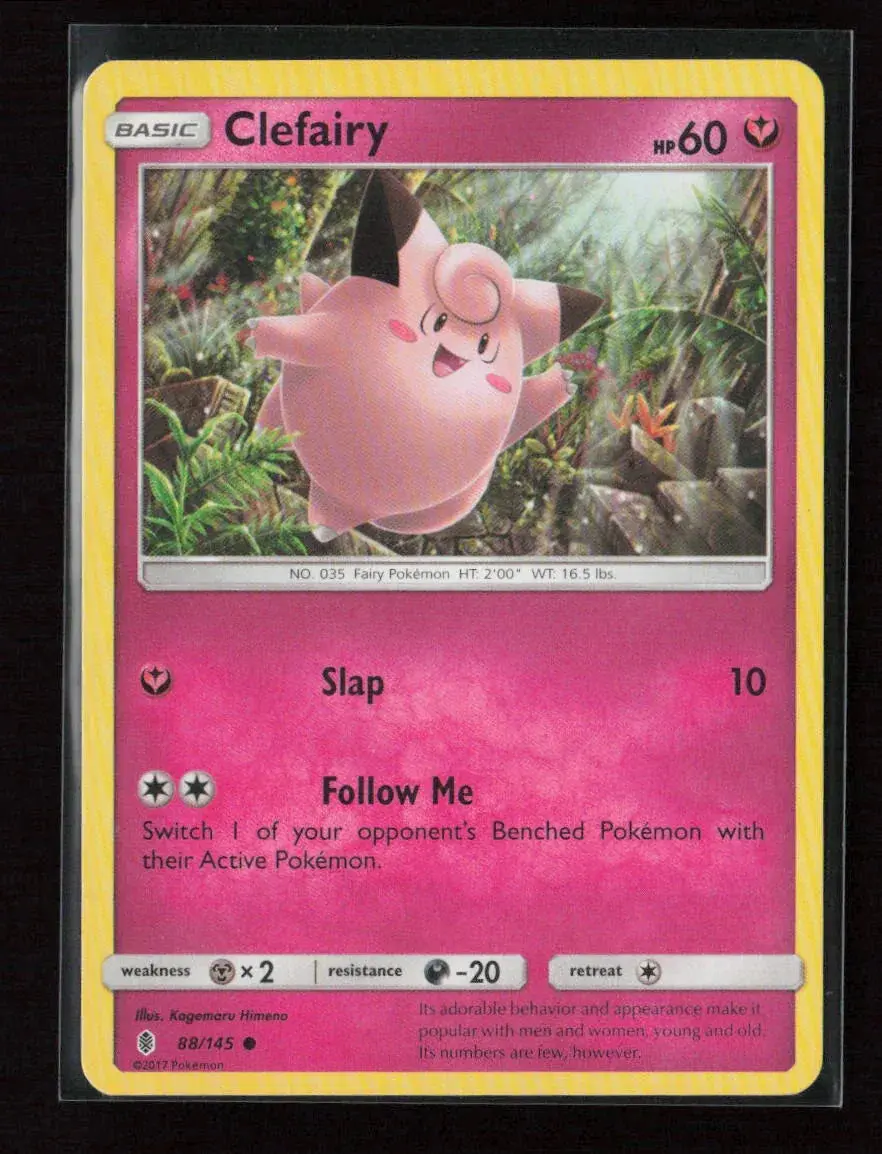 Clefairy Common Sm - Guardians Rising 88/145 Lp 1
