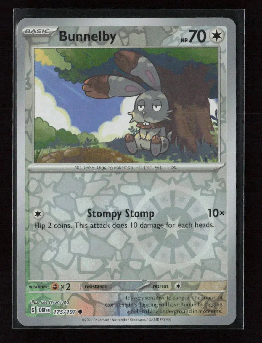 Bunnelby Common Sv03: Obsidian Flames 175/197 Nm 1