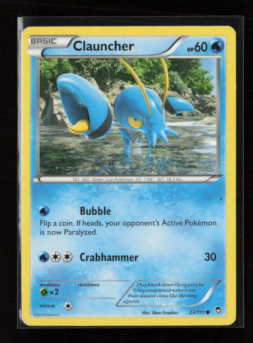 Clauncher Common Xy - Furious Fists 23/111 Mp 1