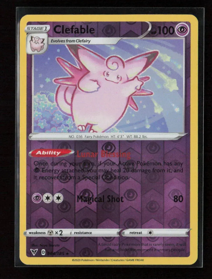 Clefable Rare Swsh04: Vivid Voltage 064/185 Nm 1