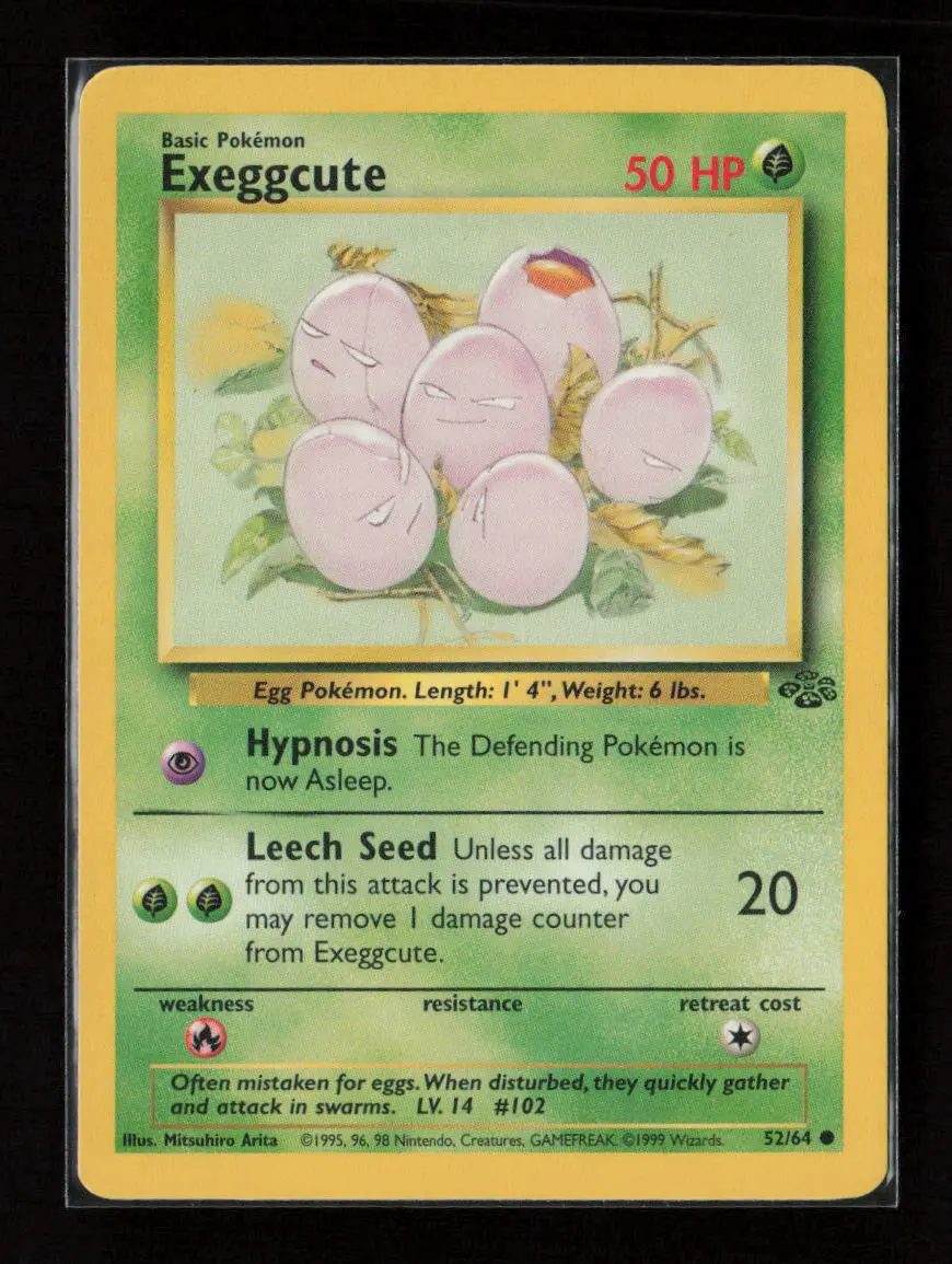 Exeggcute Common Jungle 52/64 Lp 1