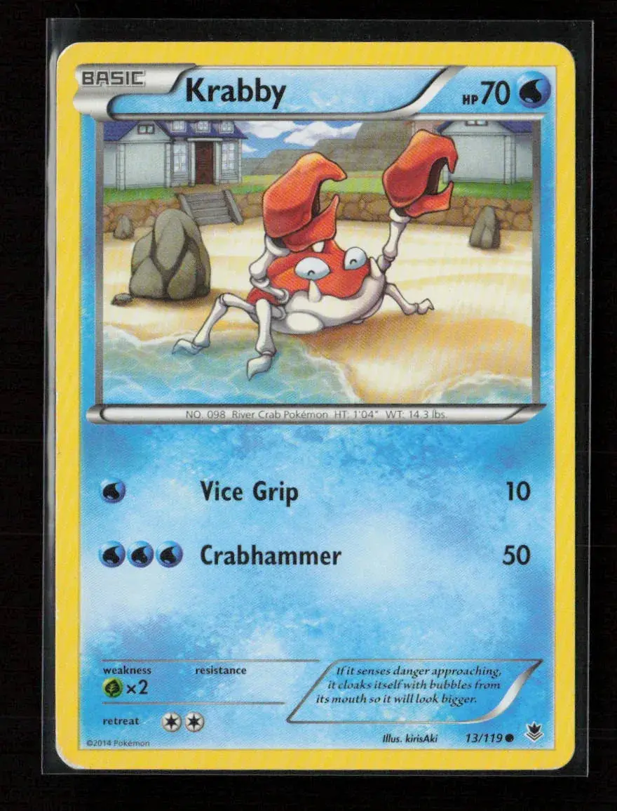 Krabby Common Xy - Phantom Forces 13/119 Lp 1